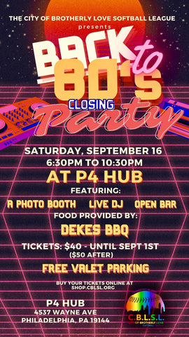 Closing Party and 40th Celebration Party